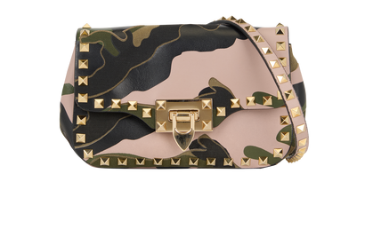 Camo Rockstud Crossbody, front view